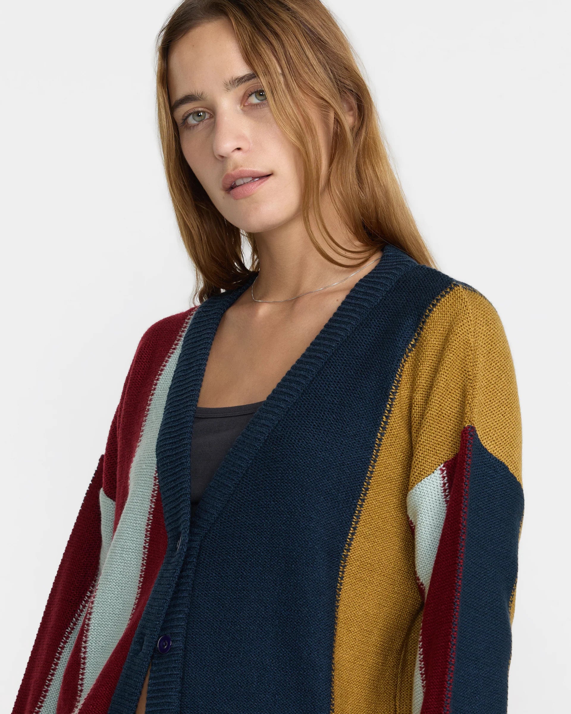 Unbound Color Block Cardigan