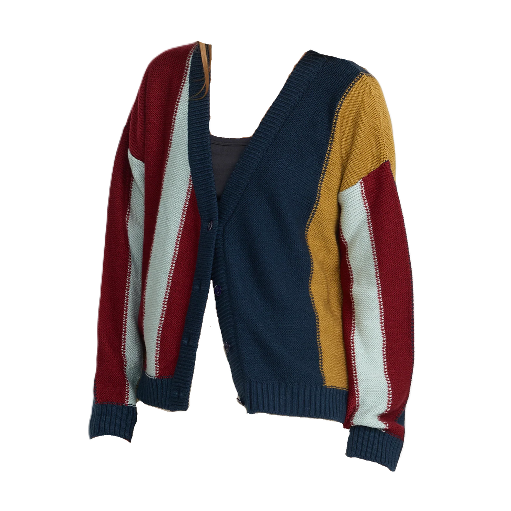 Unbound Color Block Cardigan