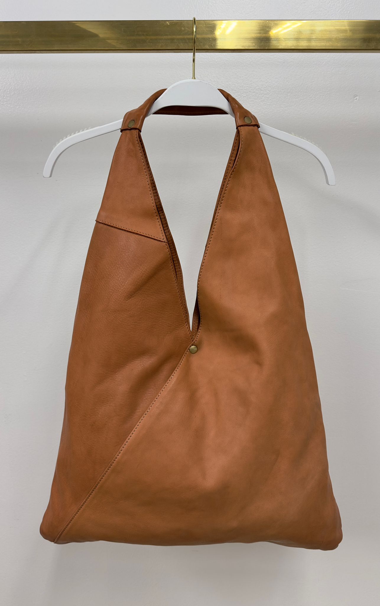 Leather Tote Bag W/ Coin Pouch