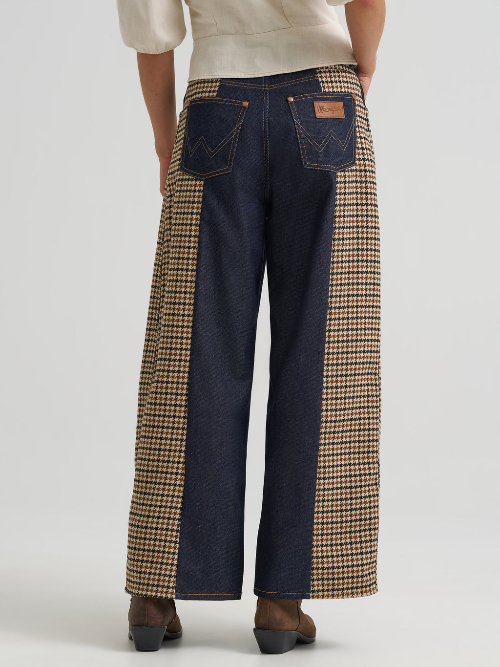 Houndstooth Cowboy Barrel Jean