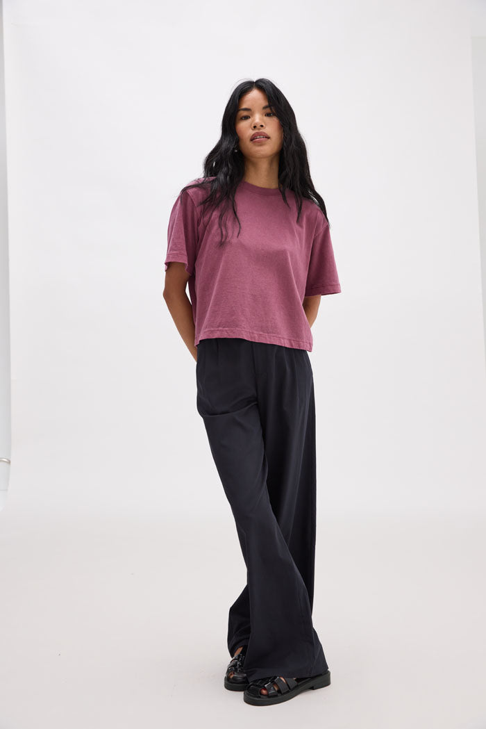 Relaxed Crop Tee