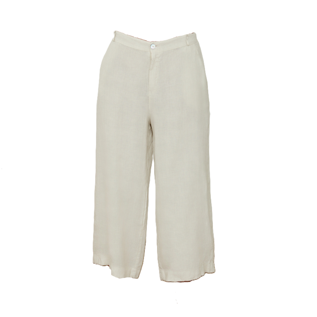 Ginevra Linen Gaucho Trouser