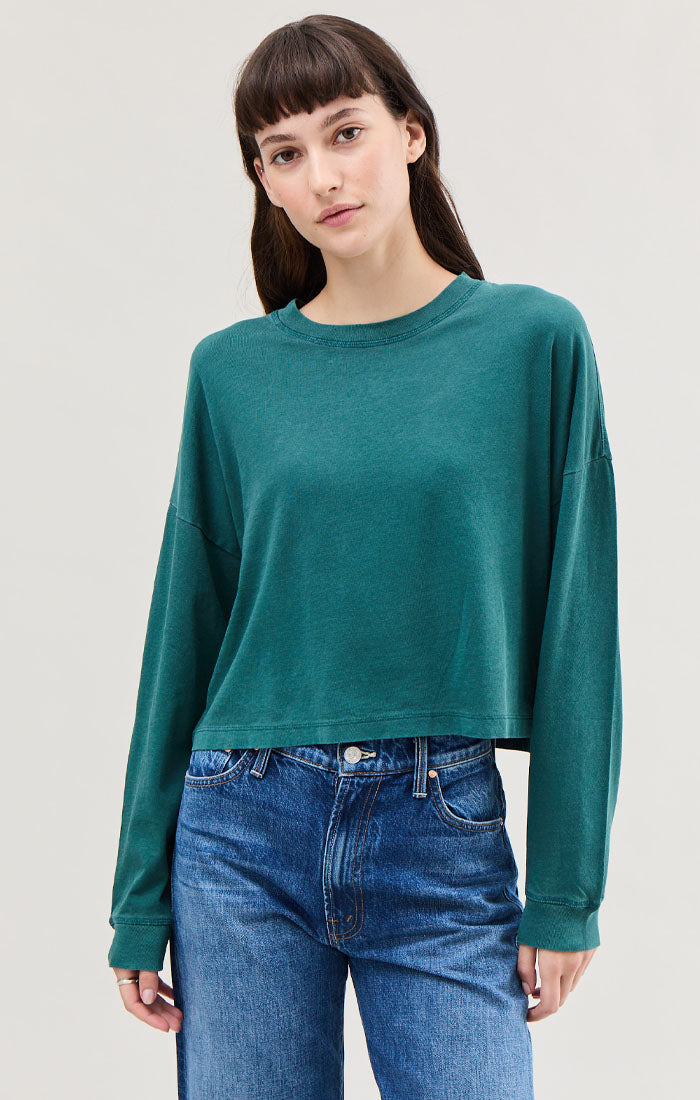 Relaxed Crop LS Tee