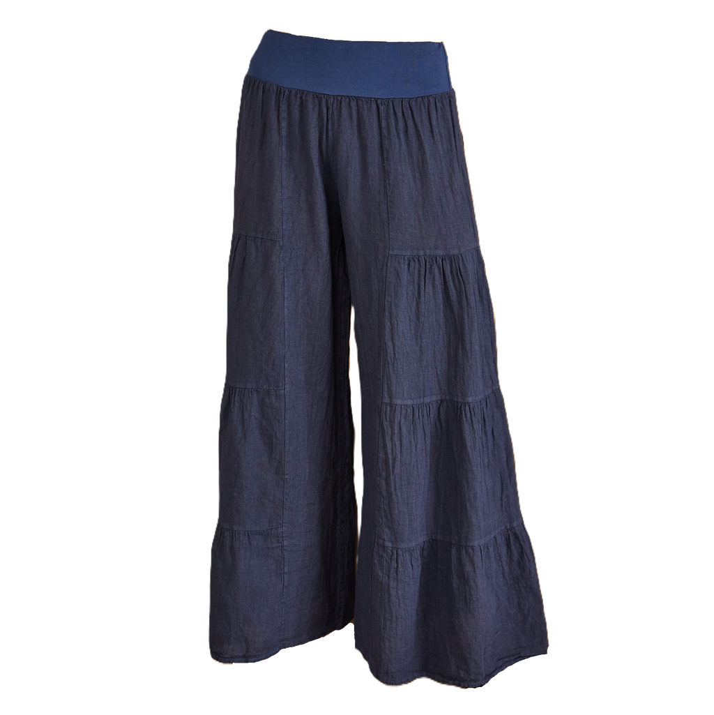Aggie Linen Palazzo Pants