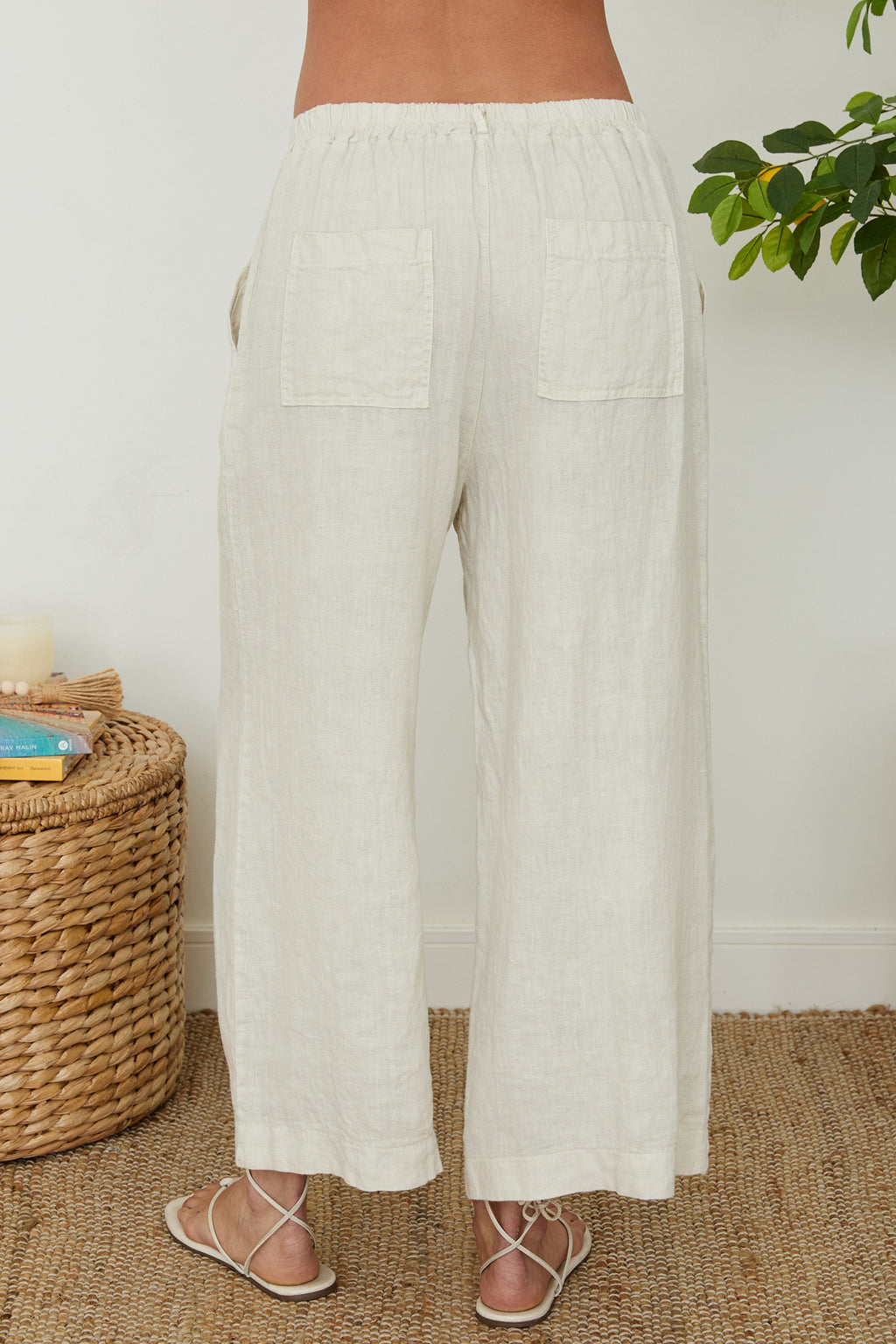Ginevra Linen Gaucho Trouser