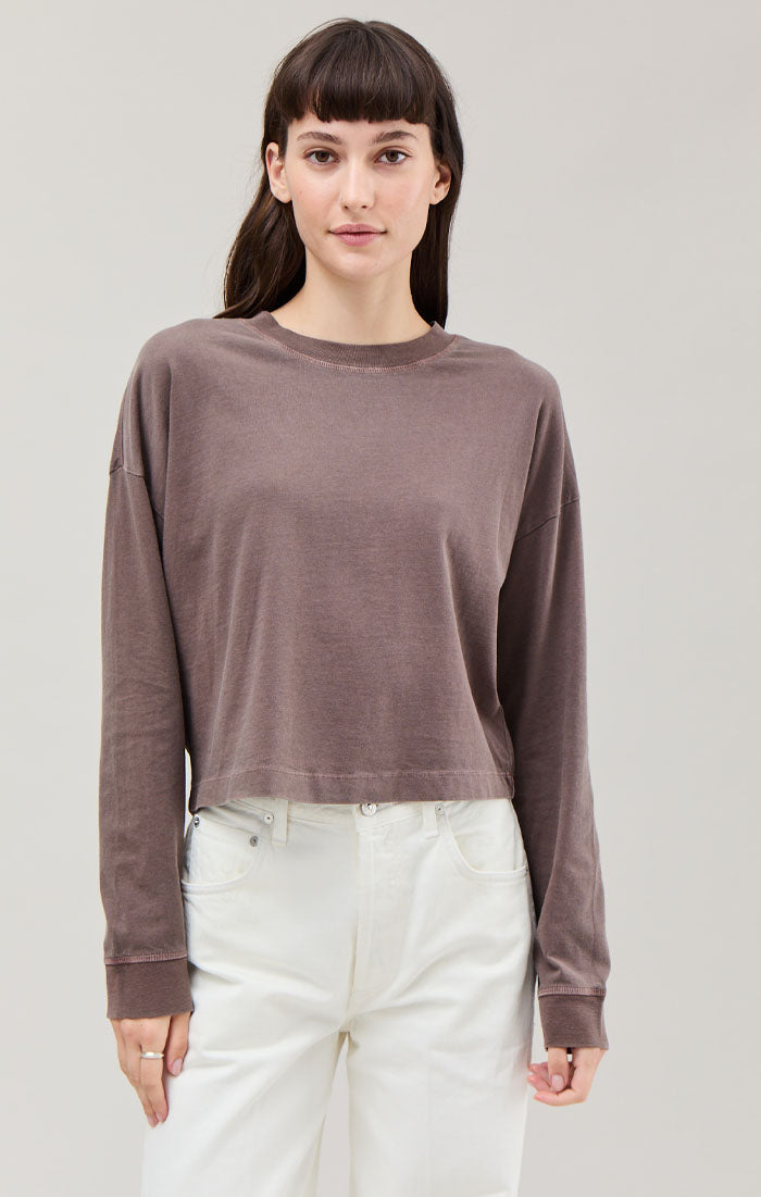 Relaxed Crop LS Tee