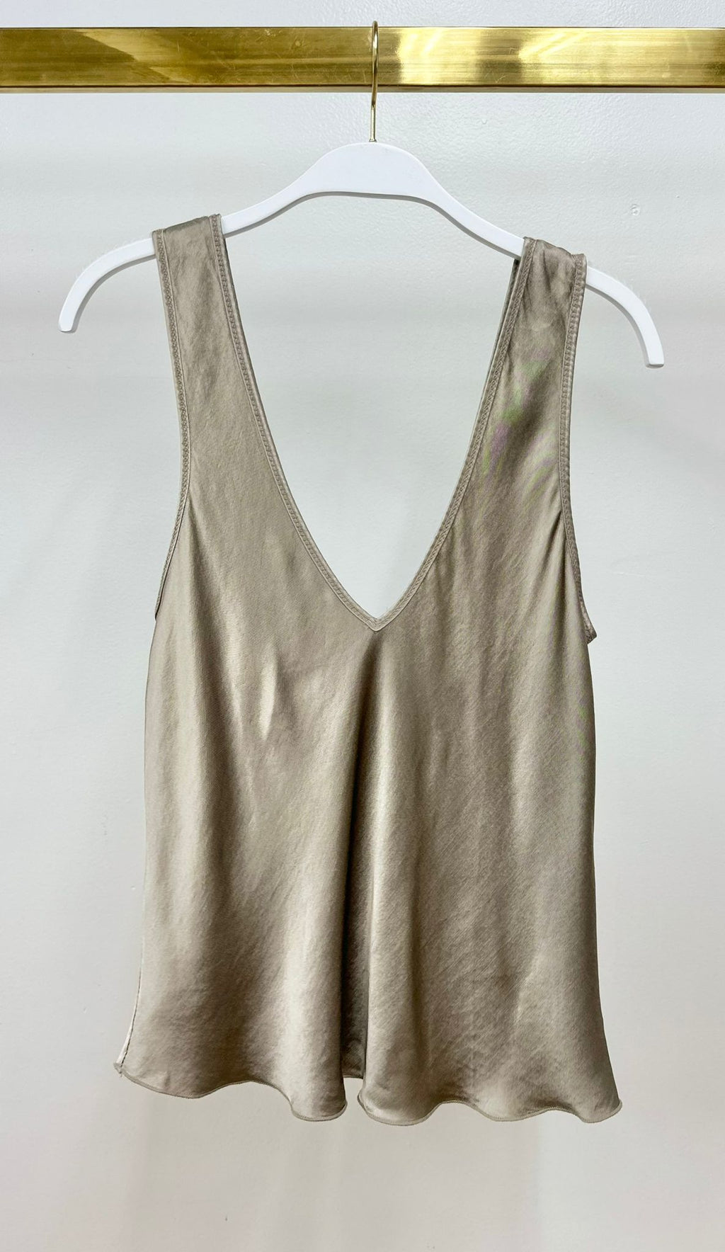 Orietta Satin Tank