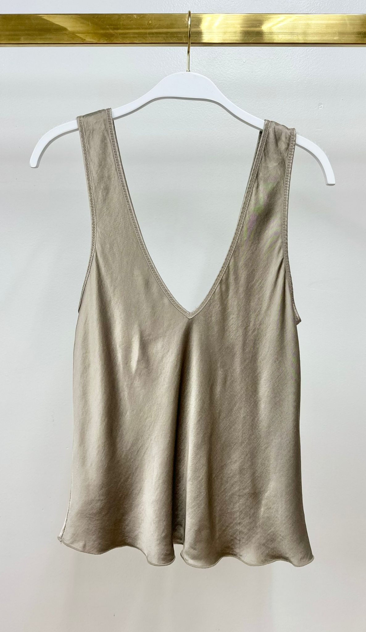 Orietta Satin Tank