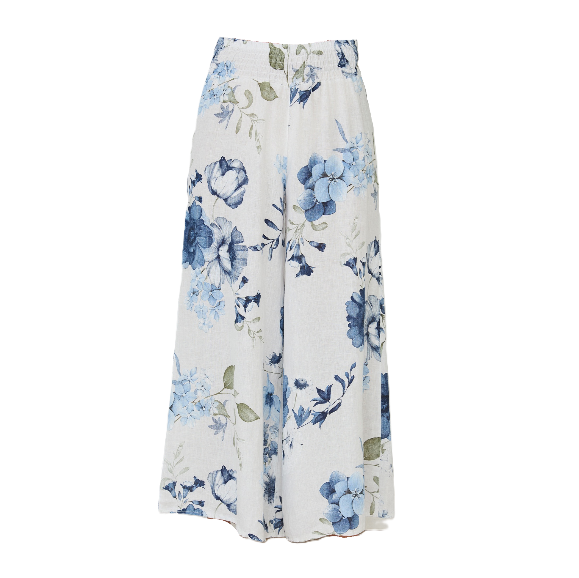 Gardenia Wide Leg Linen Pant