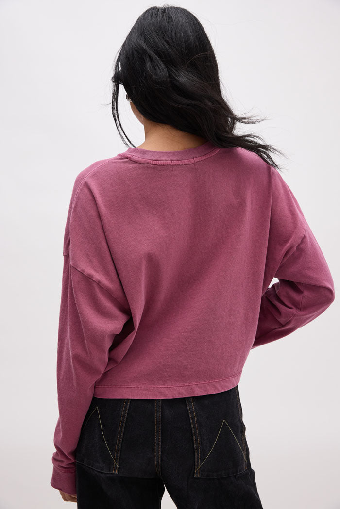 Relaxed Crop LS Tee