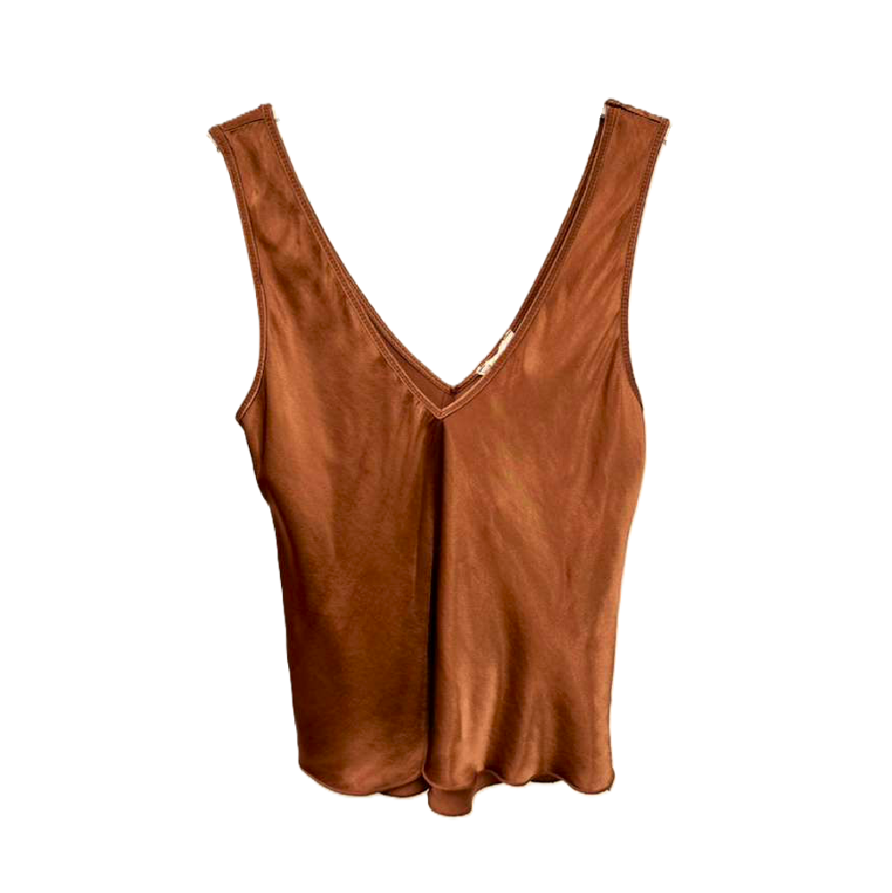 Orietta Satin Tank