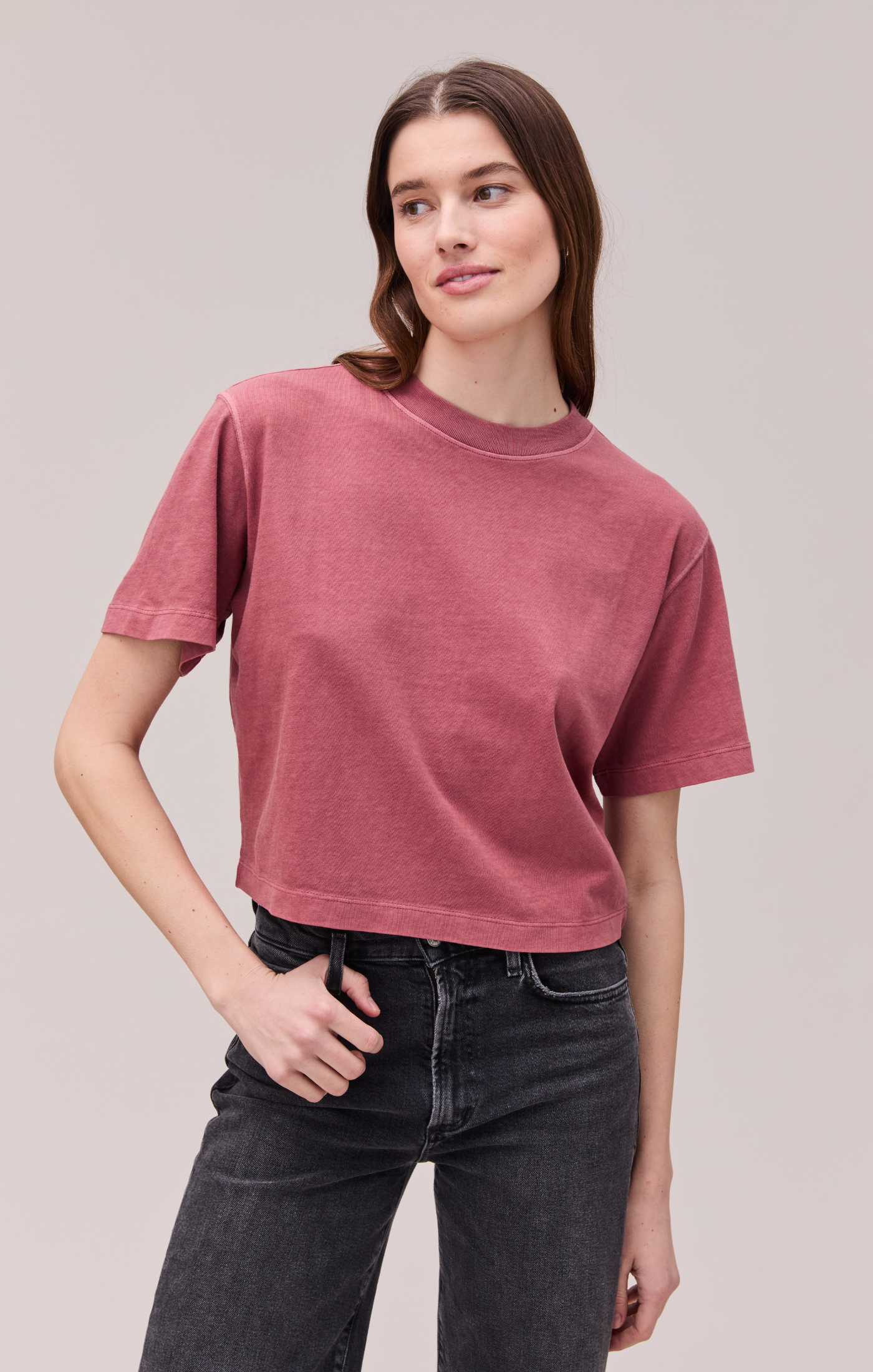 Relaxed Crop Tee