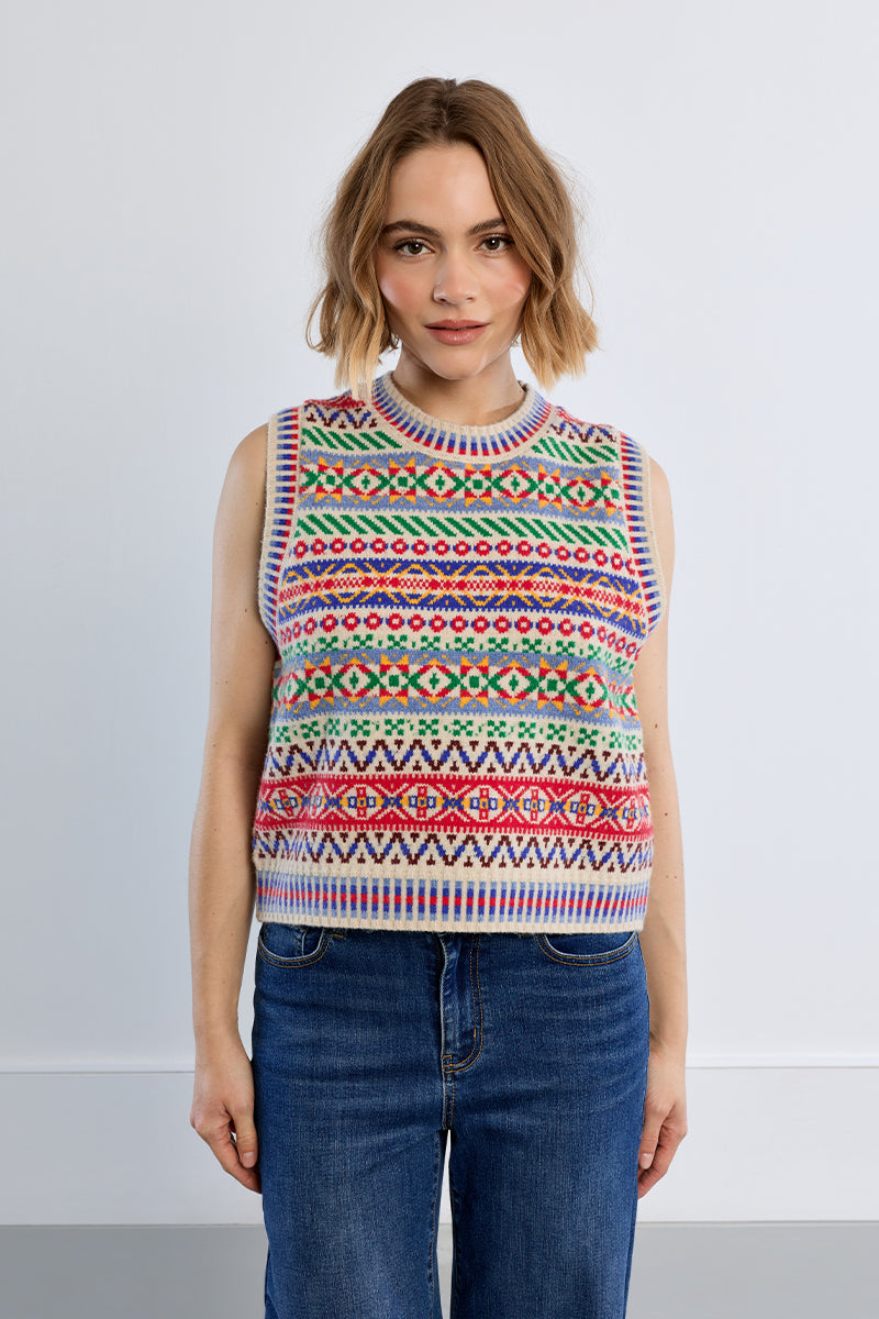Ellowyn Fold Sweater Vest