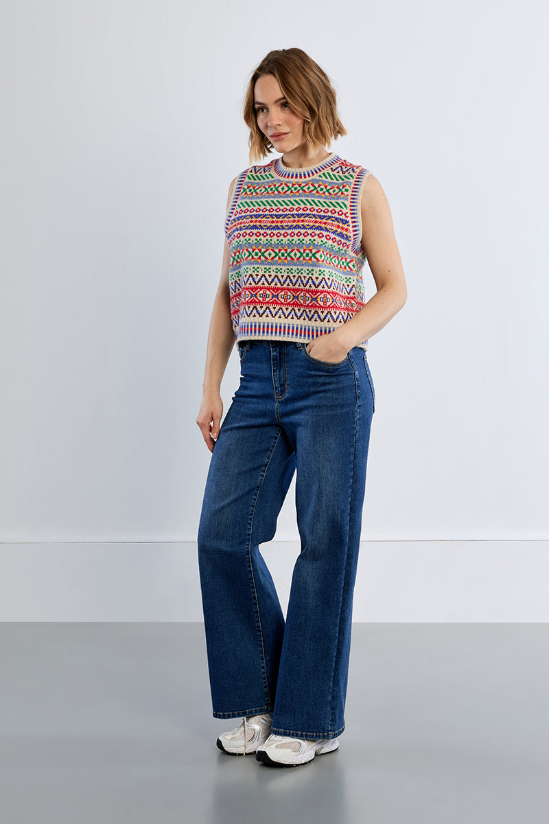 Ellowyn Fold Sweater Vest