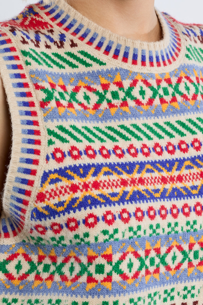 Ellowyn Fold Sweater Vest