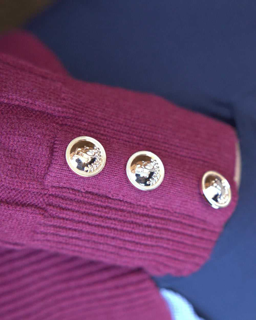 Highgrove Cable 3/4 Zip Sweater