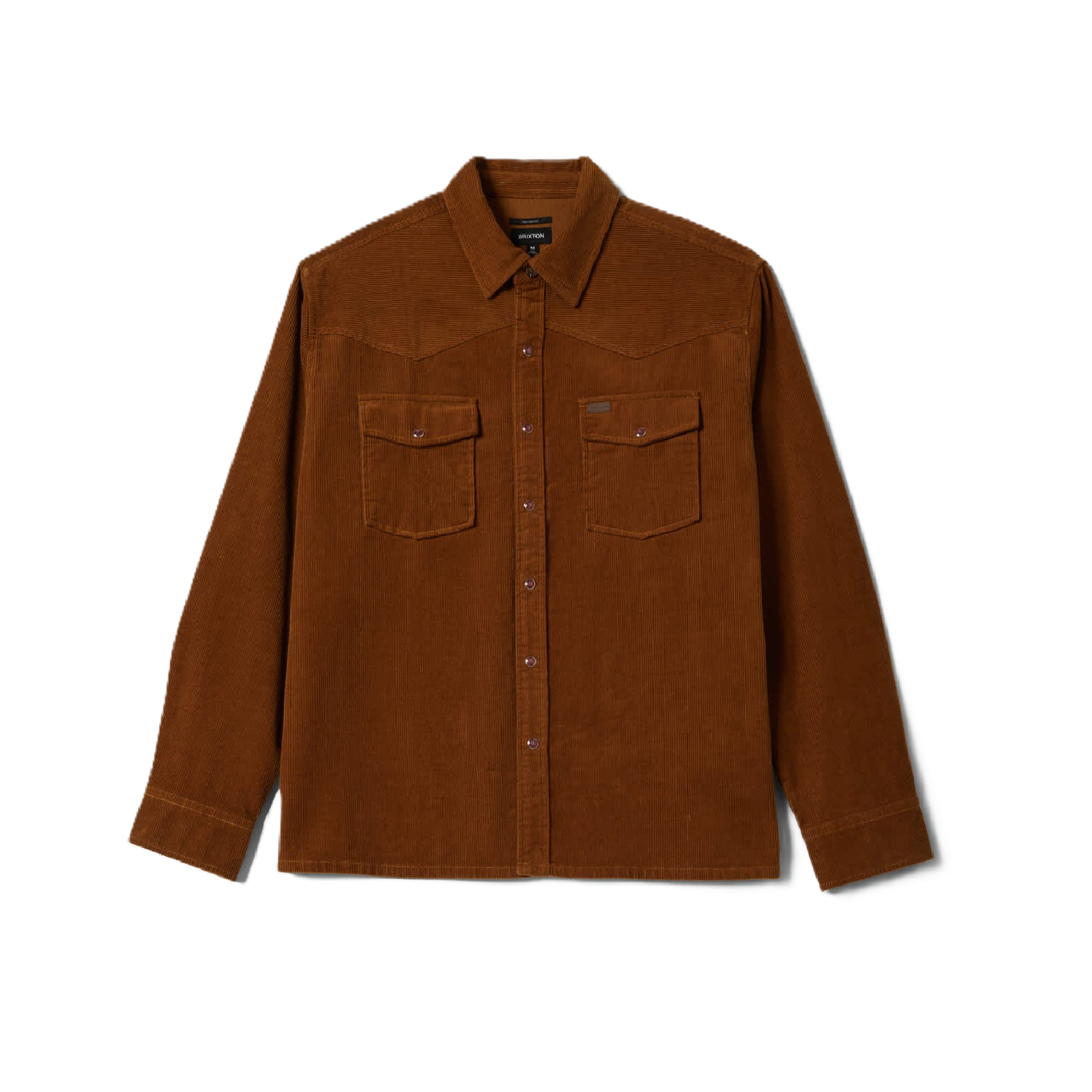 Copper Corduroy Button Up