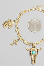 Load image into Gallery viewer, Western Charms Bracelet