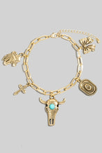 Load image into Gallery viewer, Western Charms Bracelet