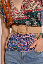 Load image into Gallery viewer, Wide Braided Belt W/ Buckle