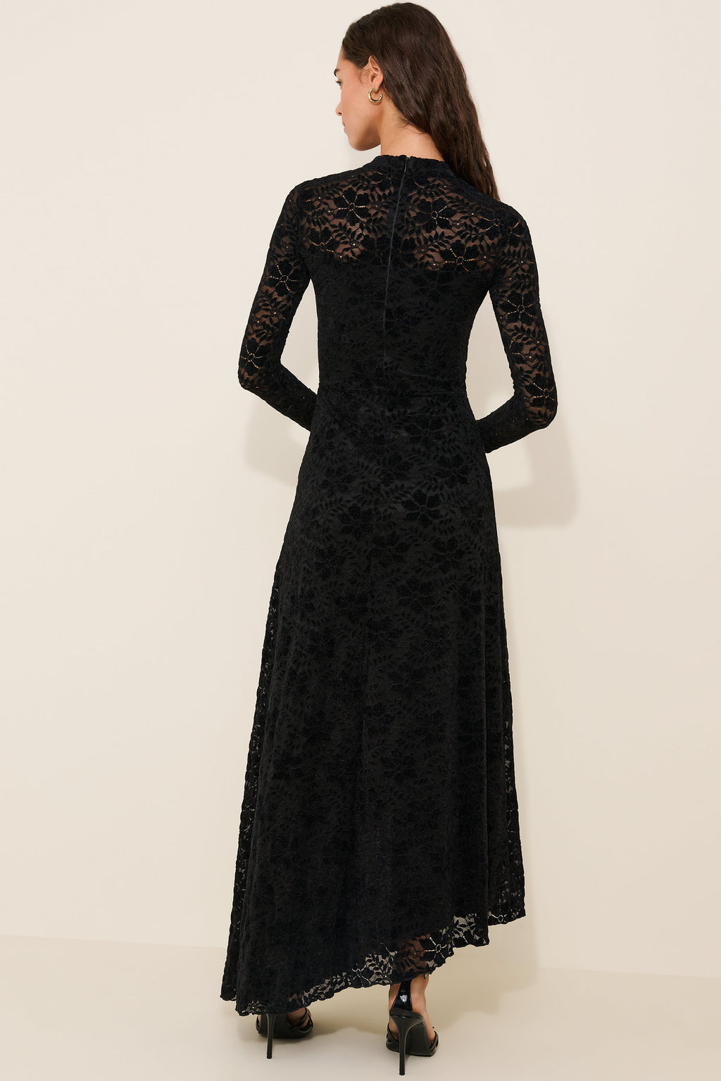Winnie Velvet Floral Maxi Dress