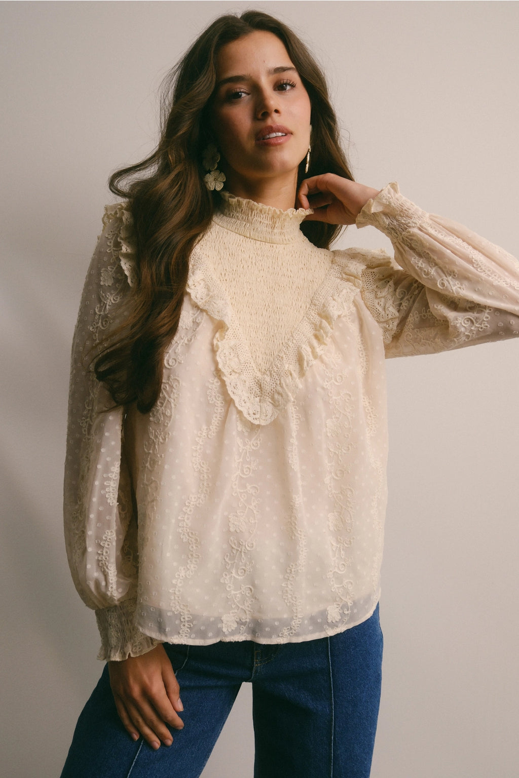 Winona Smocked Blouse