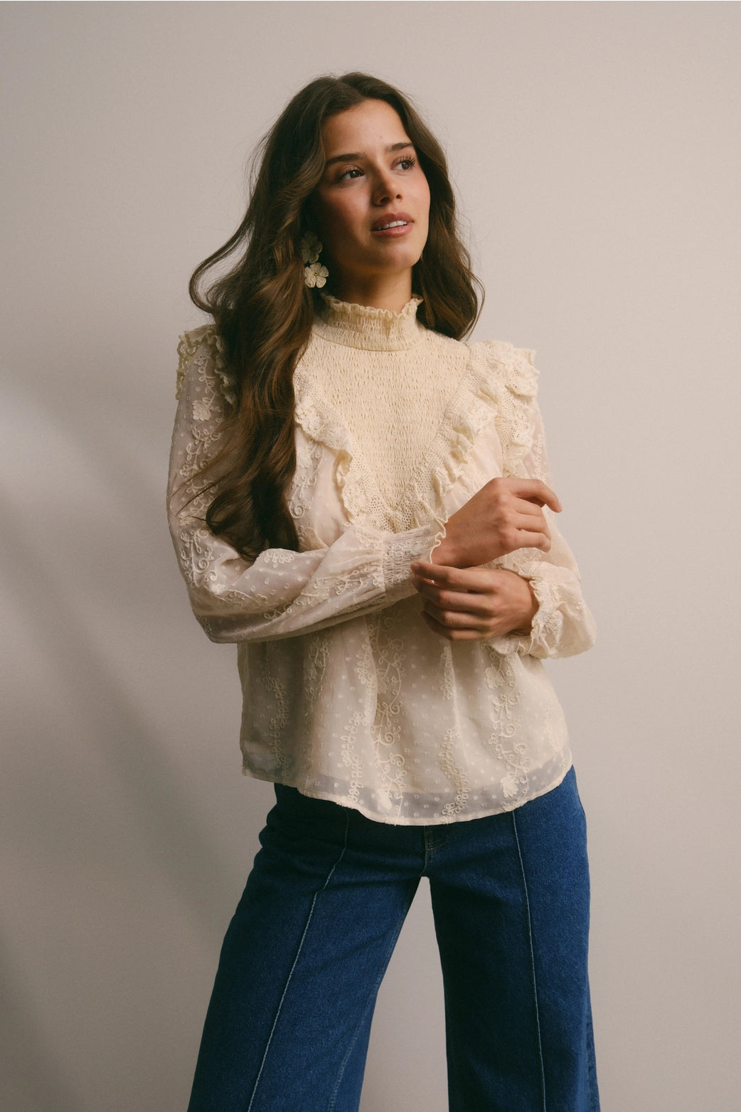 Winona Smocked Blouse