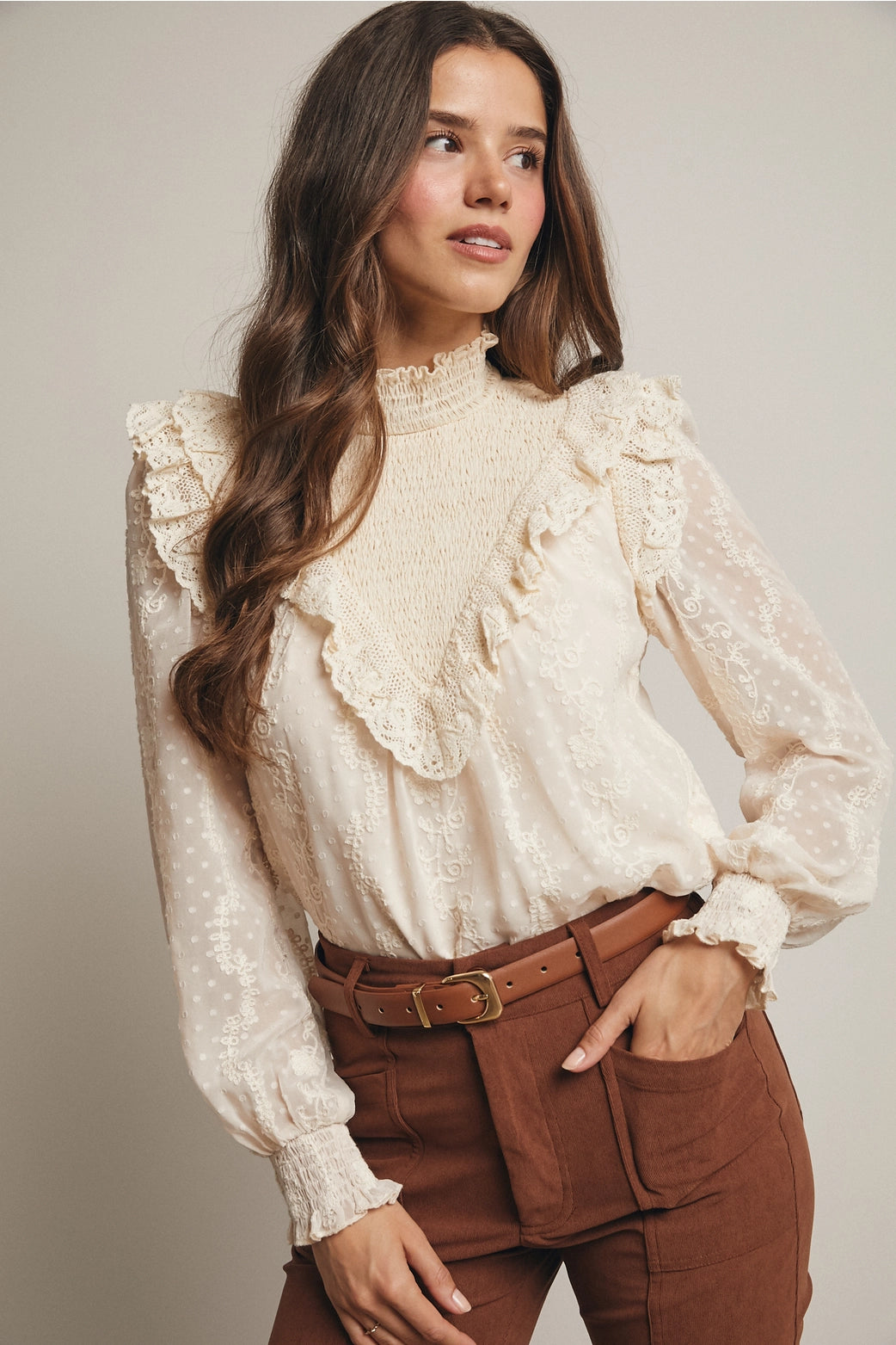 Winona Smocked Blouse