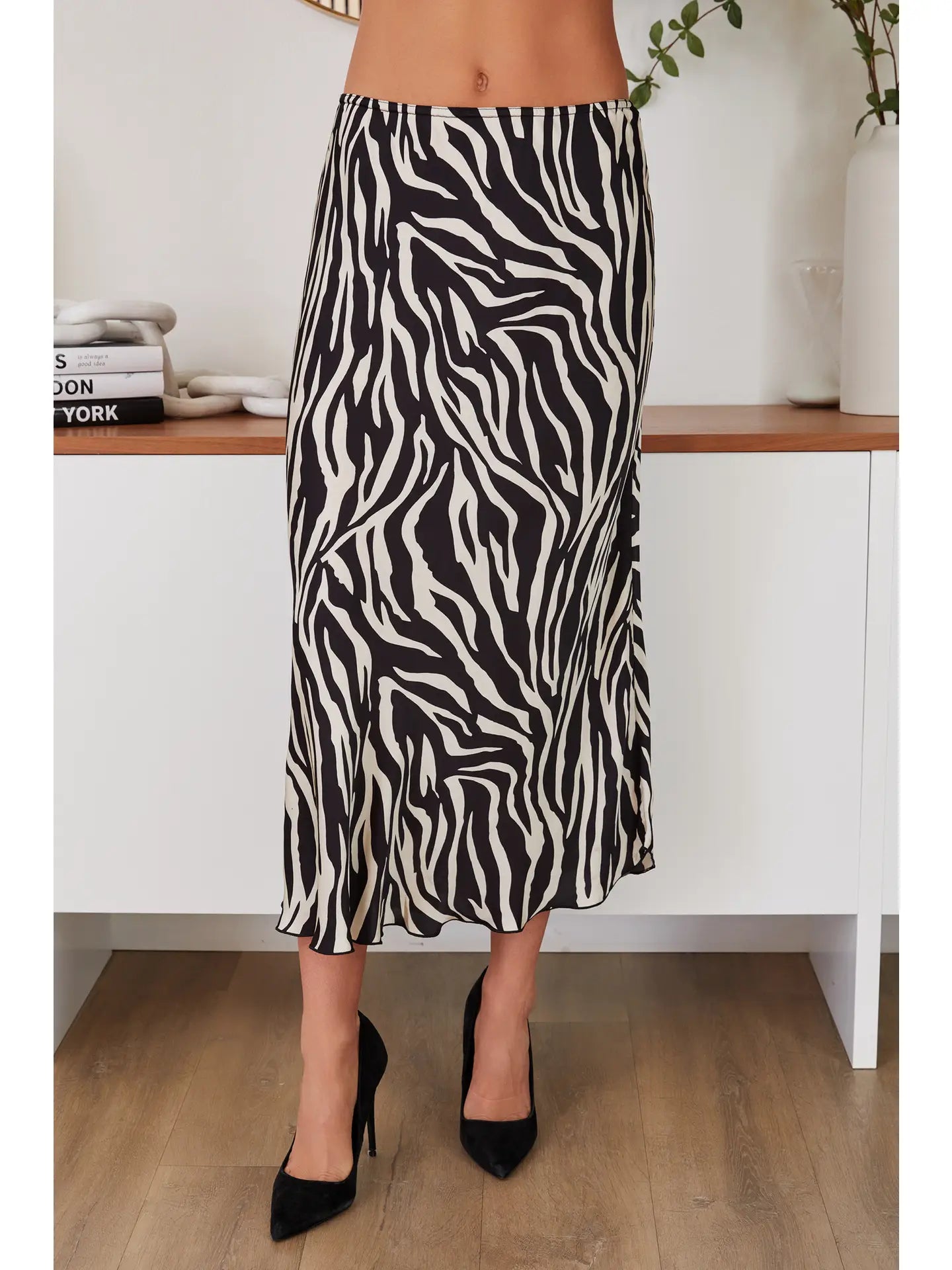 Zehava Silky Midi Skirt