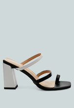 Load image into Gallery viewer, Marve Strappy Contrast Heel