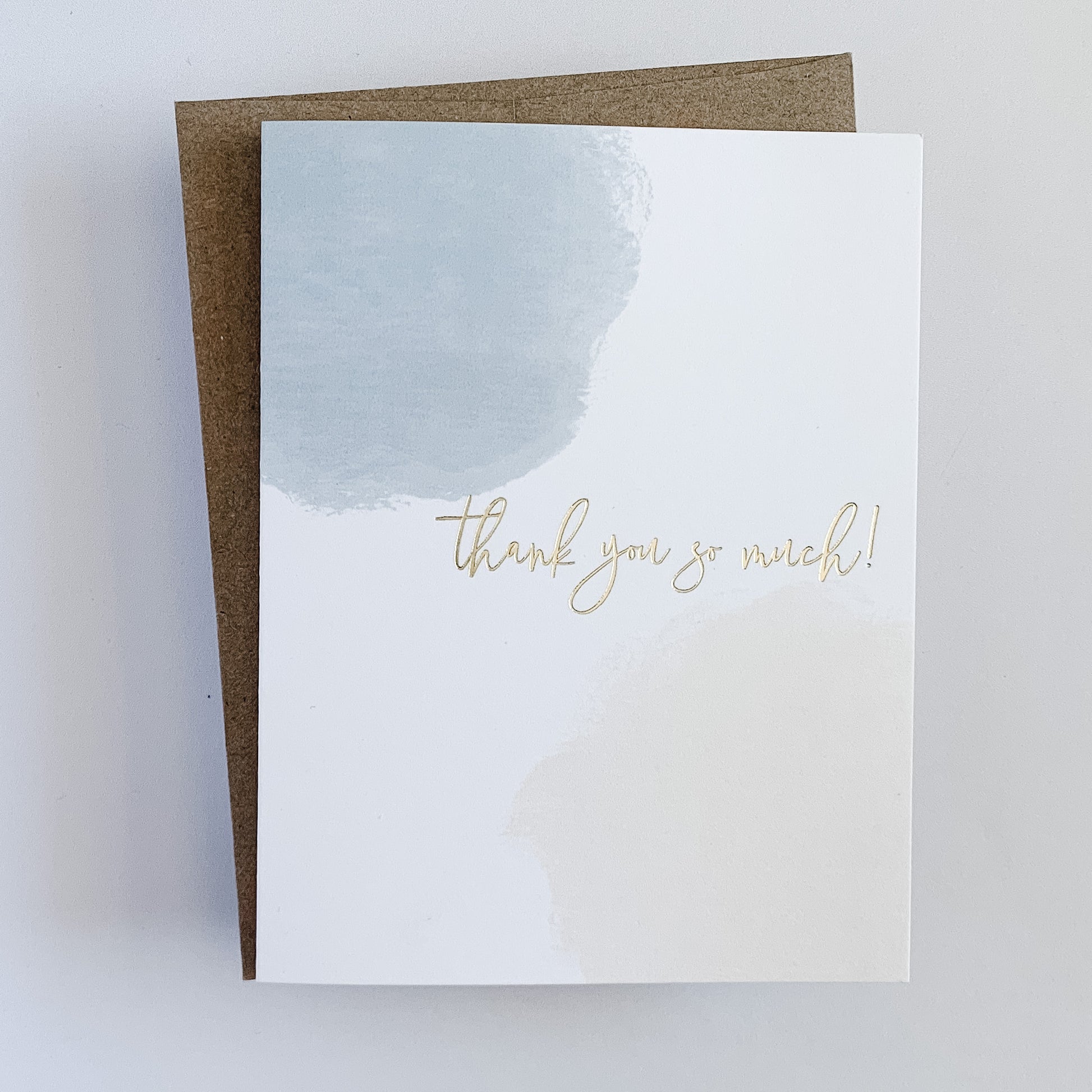 Thank You Watercolor Card