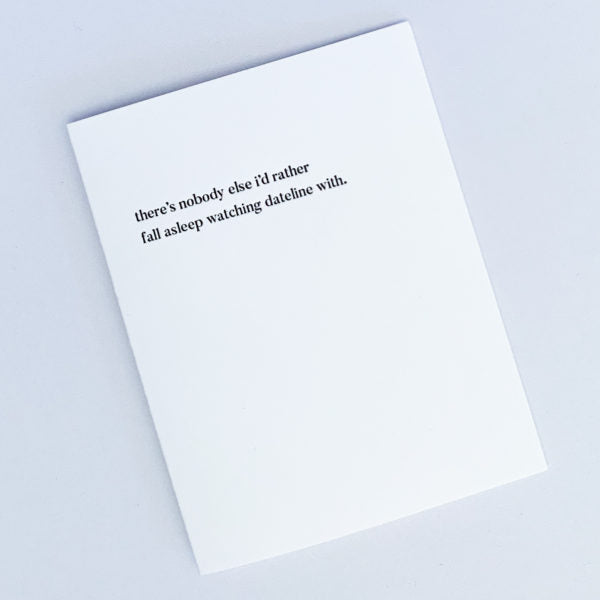 Dateline Greeting Card