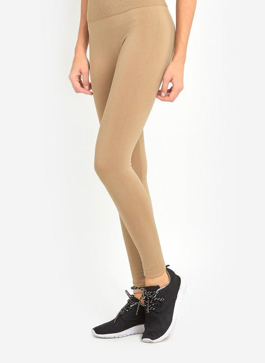 Buy online Aaritra Fashion 4 Way Lycra Ankle Length Leggings - Chiku  Brown-AFL109L