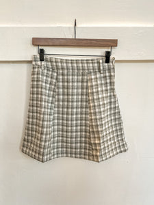 Carolina Plaid Mini Skirt