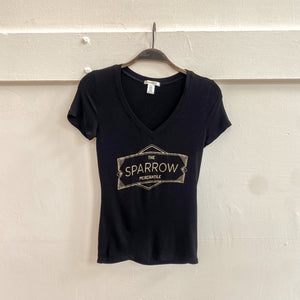 Sparrow Fitted V Neck Tee